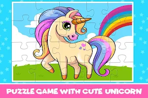Unicorn Puzzle for Kids and Toddlers Screenshot 0