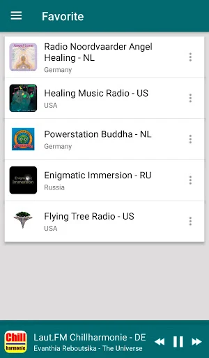 New age music radios Screenshot 0