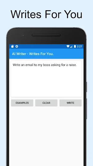 AI Writer - Writes For You Screenshot 1