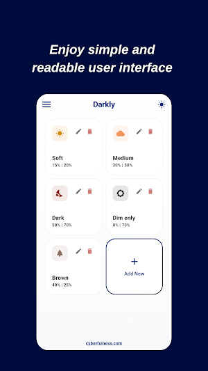 Darkly: Blue Light Filter Screenshot 0