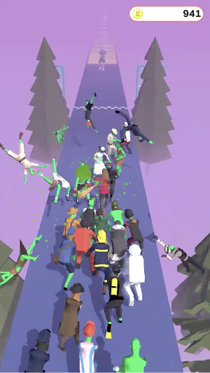 Slap Zombie Run Screenshot 1