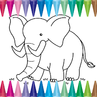 Elephant Coloring Book