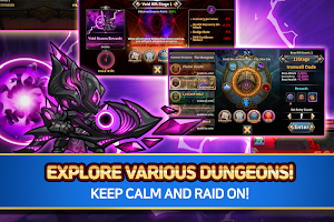 Raid the Dungeon : Idle RPG Heroes AFK or Tap Tap Screenshot 3