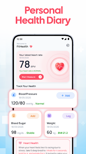 FitHealth - Health Tracker Screenshot 0