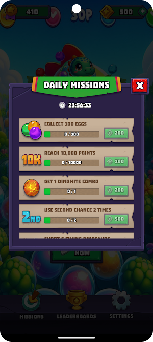 Jurassic Bubble Pop Screenshot 2