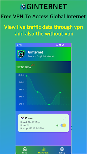 Ginternet - A Global VPN App Screenshot 3