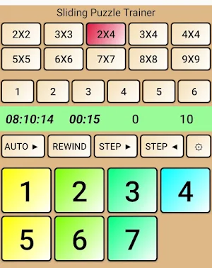 Sliding Number Puzzle Trainer Screenshot 3