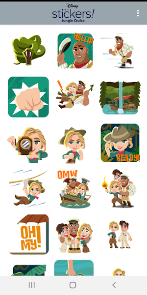 Disney Stickers: Jungle Cruise Screenshot 1