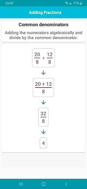 FraccionMath - Fractions Screenshot 2