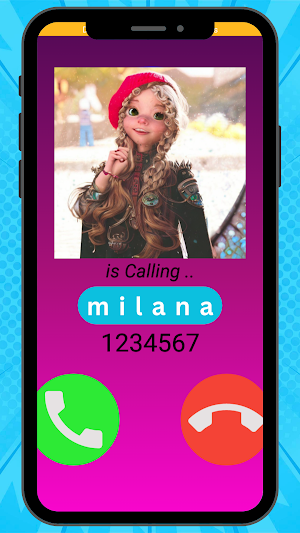 Milana Video & Voice CallPrank Screenshot 3