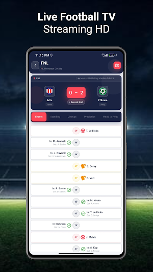 Live Football TV Streaming HD Screenshot 0