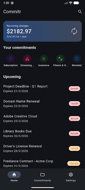 Commitr Screenshot 0