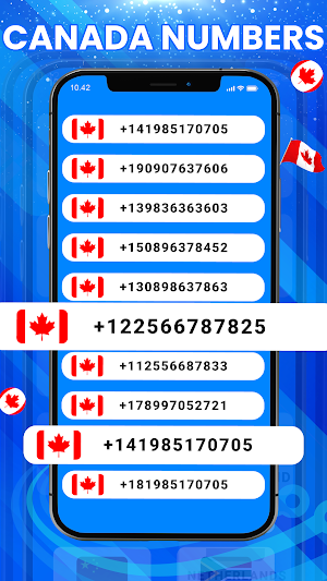 Recieve SMS Temp Phone Number Screenshot 1