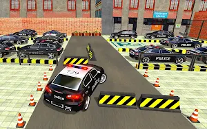 Police Car Spooky Stunt Parking: Extreme driving Screenshot 3