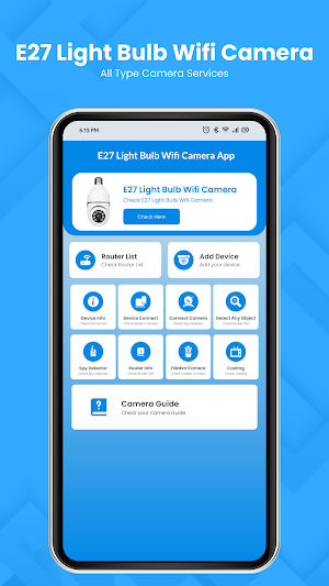 E27 Light Bulb Wifi Camera App Screenshot 0