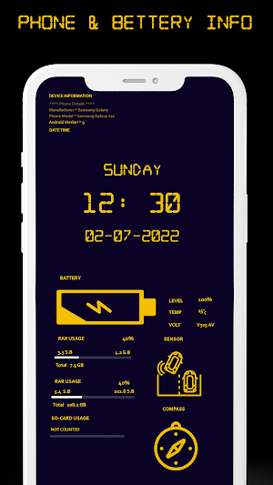 LED Clock Live Wallpaper Screenshot 0