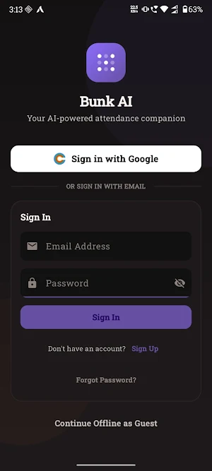 Bunk AI - Your Bunk Planner Screenshot 0