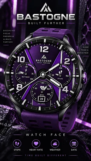 LX002 Bastogne Lux Watch Face Screenshot 1