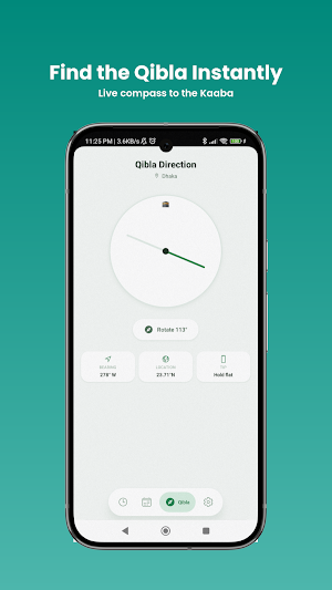 Prayer Times: Salah,Azan,Qibla Screenshot 2