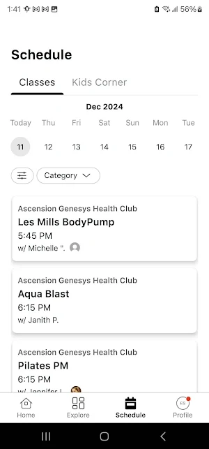 Henry Ford Genesys Health Club Screenshot 0