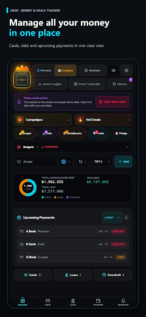 Okay - Money & Deals Tracker Screenshot 0