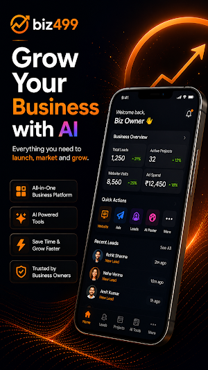 Biz499: AI Marketing & CRM Screenshot 0