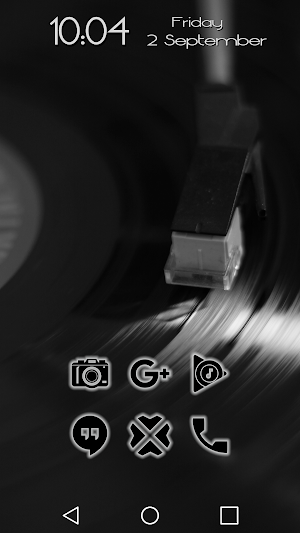 Glowist Whitish - Icon Pack Screenshot 1
