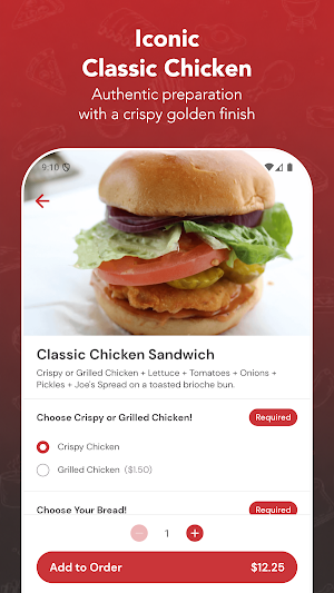 Joe's Chicken Screenshot 2