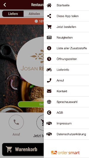 Restaurant Josan Screenshot 2