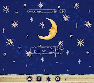 Moon and Stars wallpaper Screenshot 0