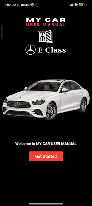 Mercedes E Class User Manual Screenshot 0