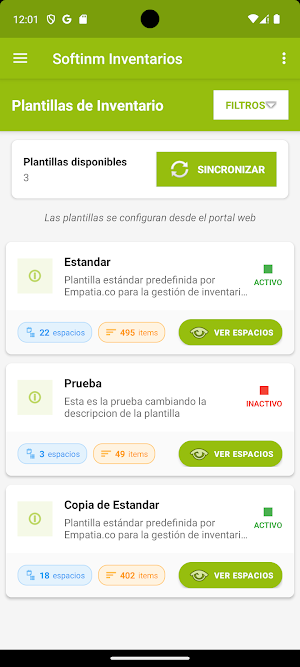 Inventarios Softinm Screenshot 2