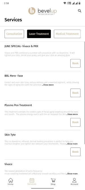 BevelUp Mobile Screenshot 1