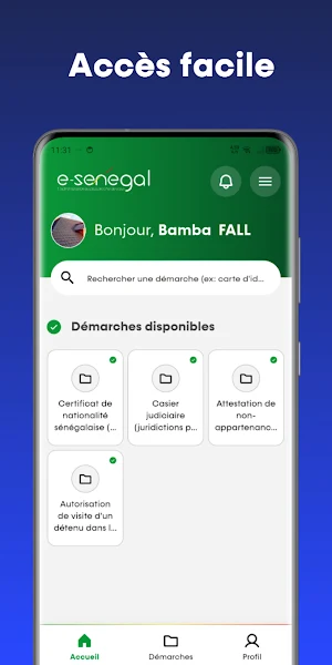 e-Sénégal Screenshot 3