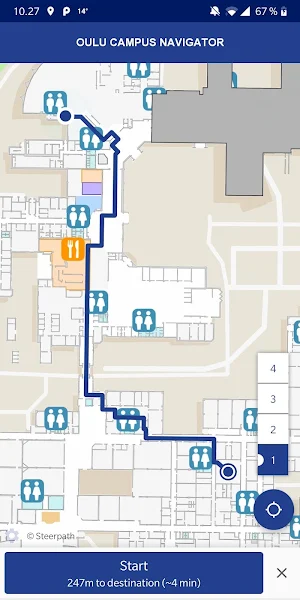 Oulu Campus Navigator Screenshot 2