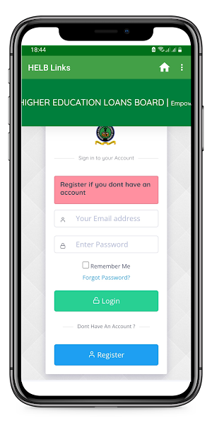 HELB Portal Screenshot 2