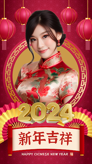 Chinese new year frame 2024 Screenshot 2