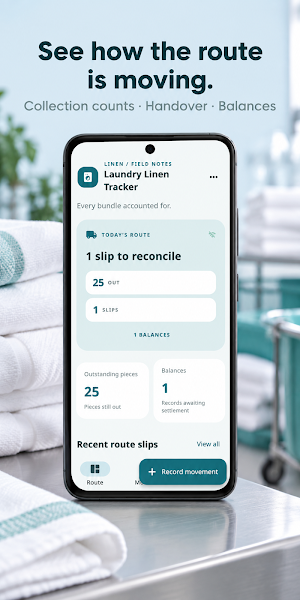 Laundry Linen Tracker Screenshot 0