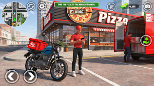 Ride & Deliver Pizza Simulator Screenshot 3
