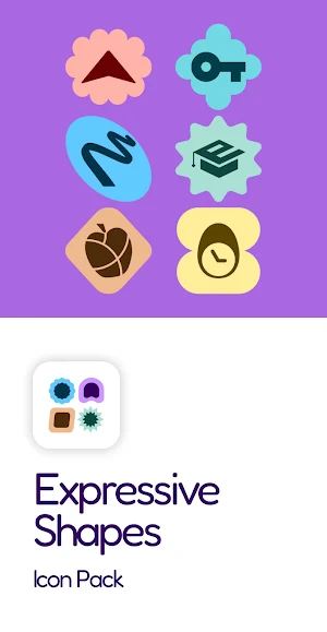 Expressive Shapes Icon Pack Screenshot 0