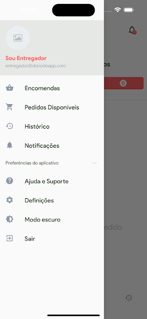 Festa Web - Entregador Screenshot 2