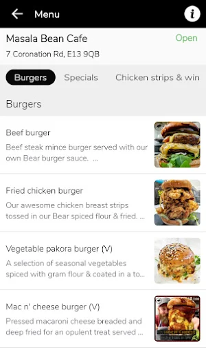 Masala Bean Cafe Screenshot 1