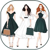 Fashion sketch design clothes