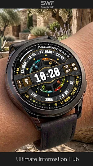 Digital Watch Face Infowatch 4 Screenshot 0