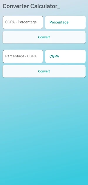 CGPA to Percentage Screenshot 0