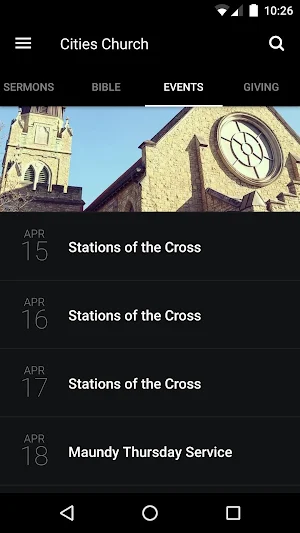 Cities Church Screenshot 2