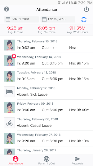 ittendance - Attendance Tracker Screenshot 1