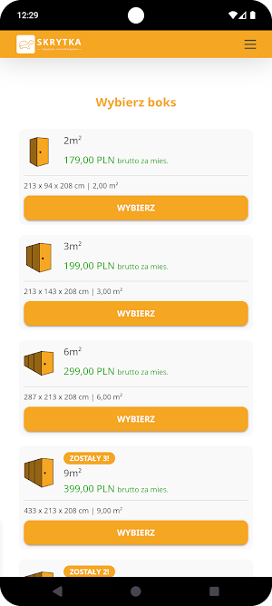 Skrytka Self Storage Screenshot 1