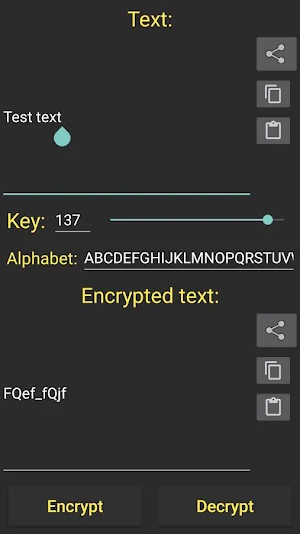Caesar's encryptor Screenshot 1