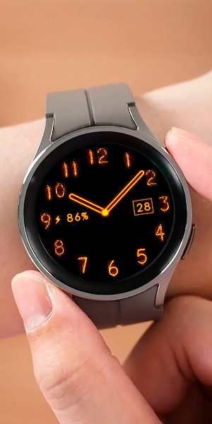 Analog NixieNeon Watch face Screenshot 3
